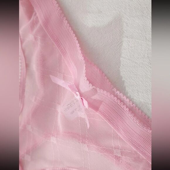 Sexy Mesh Bow Frill Trim Thong (SIZE XS) - Picture 3 of 5